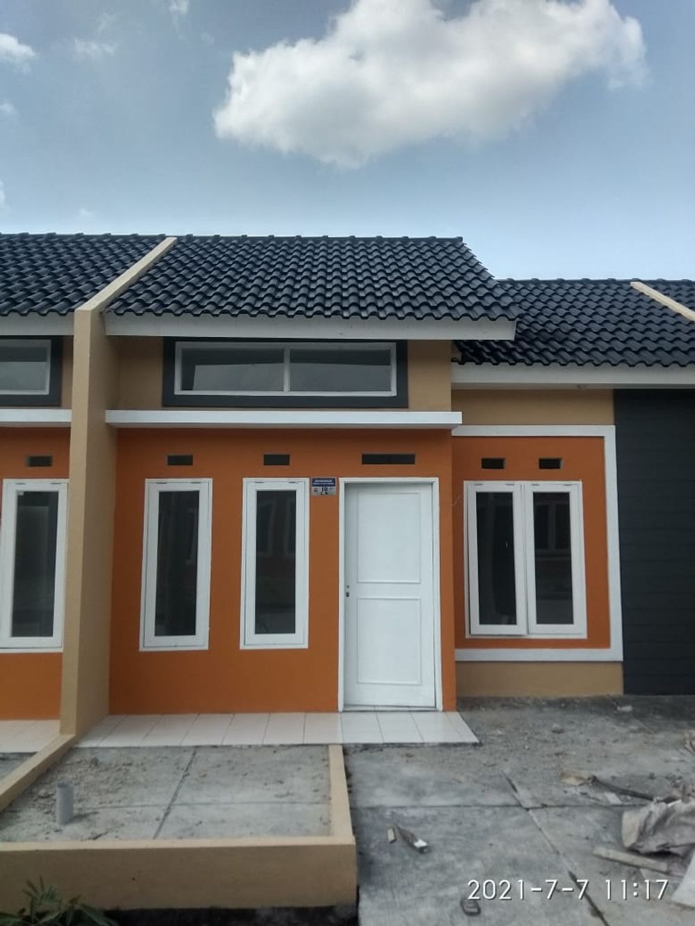 foto tampak rumah tipe Dafodil Rp. 150.500.000 perumahan KIARA GARDEN 2 (tahap 2)