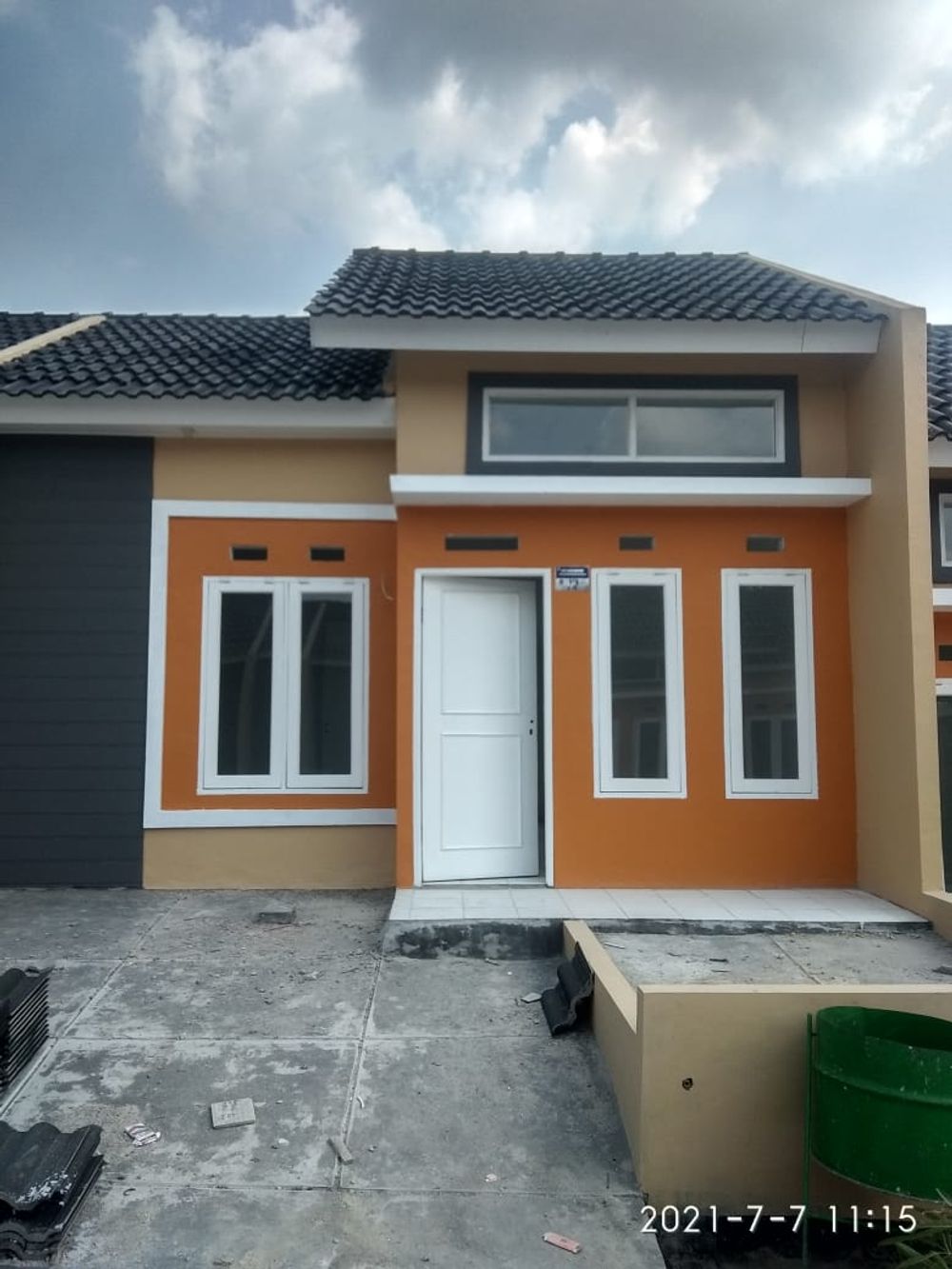 foto tampak rumah tipe Dafodil Rp. 140.000.000 perumahan KIARA GARDEN 2 (tahap 2)