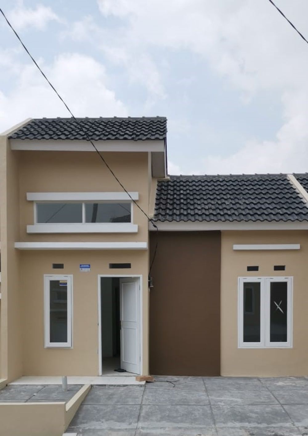 foto tampak rumah tipe Edelweis Rp. 150.500.000 perumahan KIARA GARDEN 2 (tahap 2)