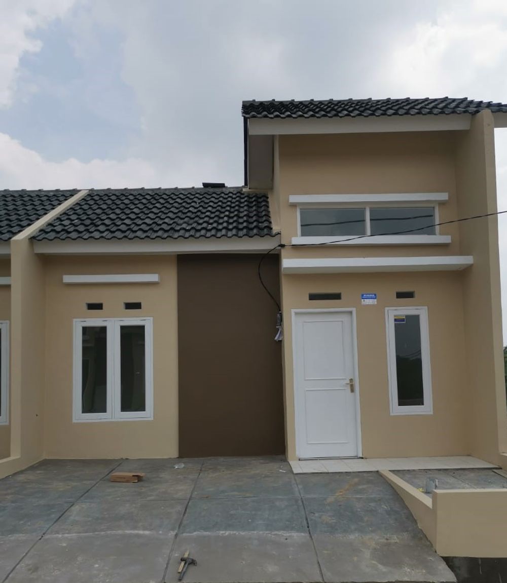 foto tampak rumah tipe Edelweis perumahan KIARA GARDEN 2 (tahap 2)