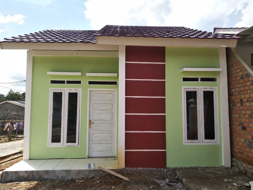 foto tampak rumah tipe RUMAH TAPAK perumahan PULAU MAS RESIDENCE