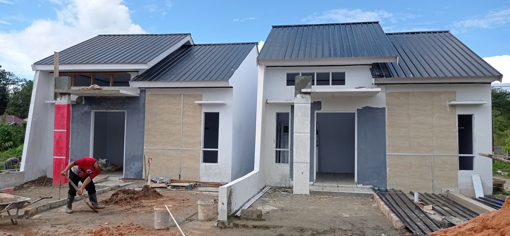 foto tampak rumah tipe 36 perumahan TRILOKA TUNGGALA