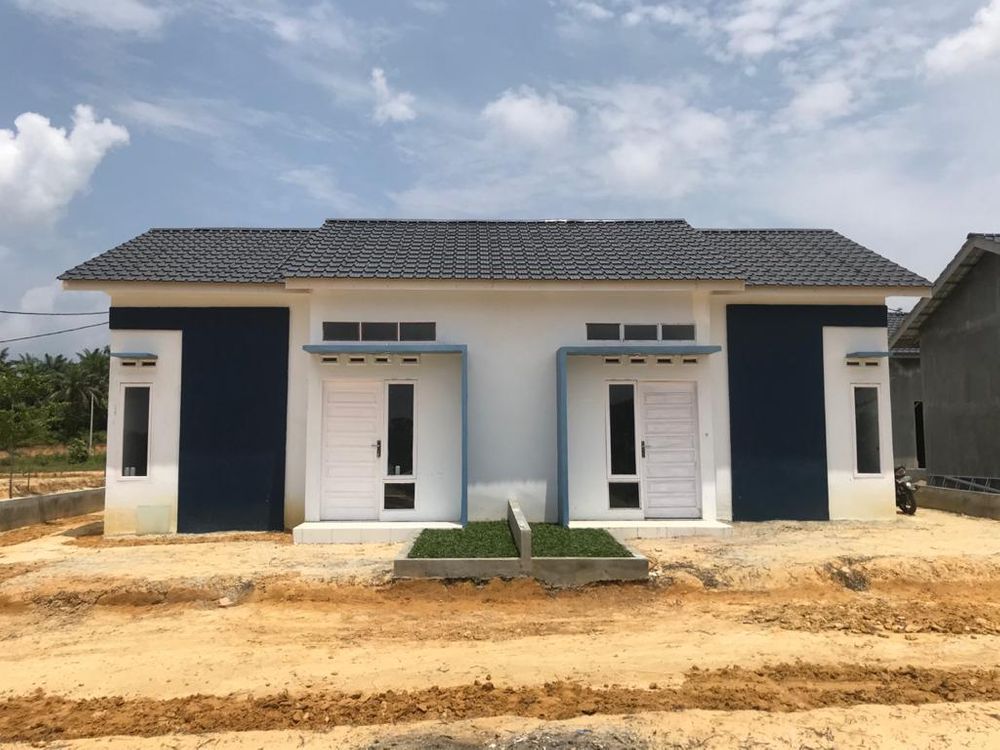 foto tampak rumah tipe 36 perumahan ROYAL CATTLEYA