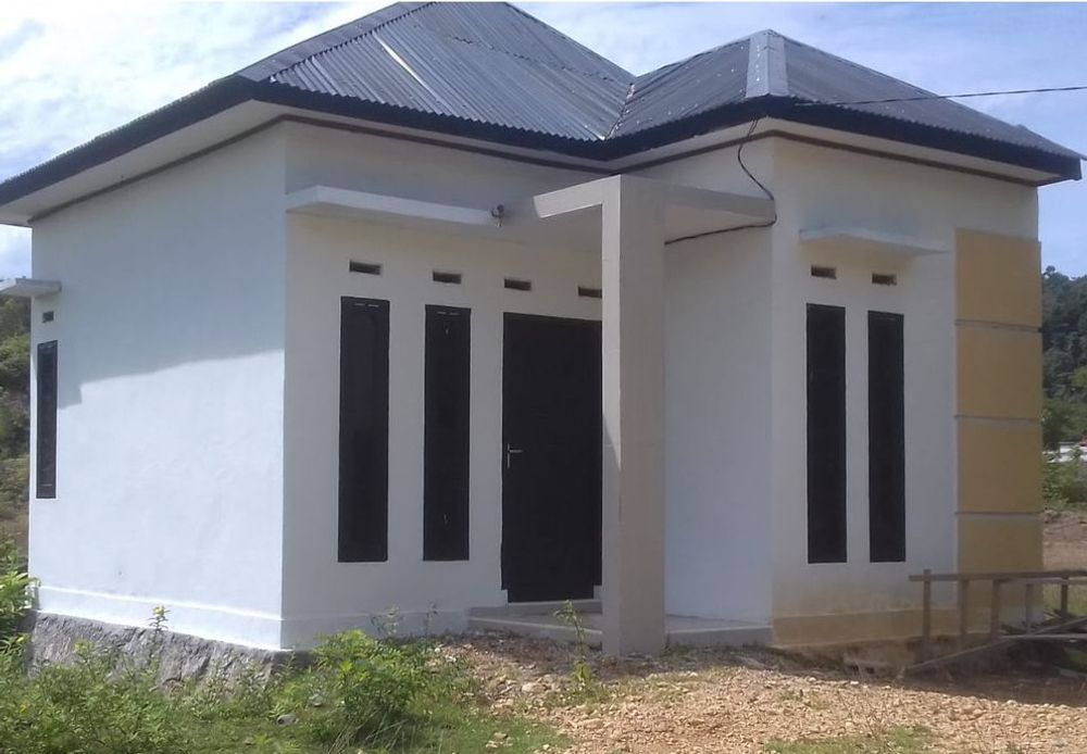 foto tampak rumah tipe 36 perumahan Keumala Permai Calang