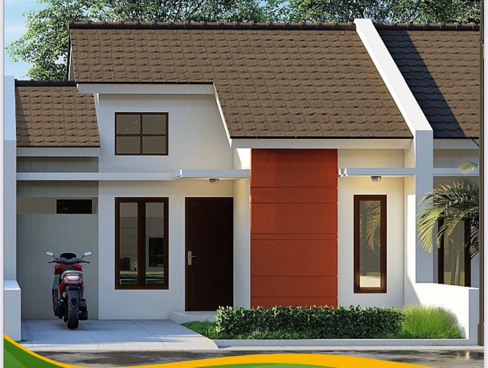 foto tampak rumah tipe TULIP perumahan NAFIRA GRIYA ASRI 3