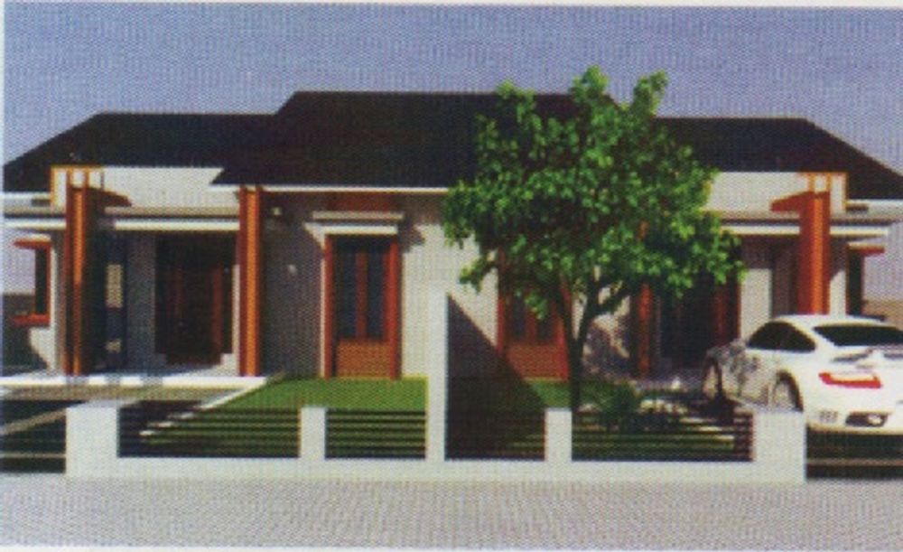 foto tampak rumah tipe 75 perumahan GRIYA KARTINI RESIDENCE