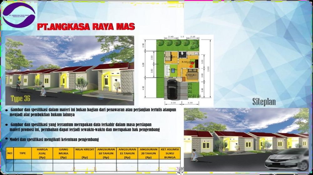 foto tampak rumah tipe standart perumahan Taman Gandaria Mas 3