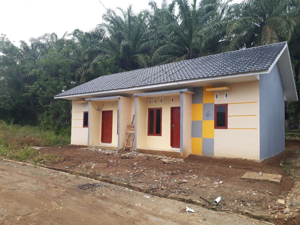 foto tampak rumah tipe 47 perumahan MUTIARA ASRI AEK GODANG