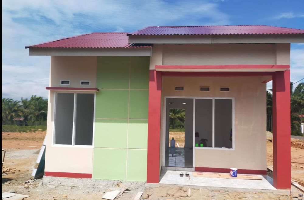 foto tampak rumah tipe 36 SUBSIDI perumahan PERUMAHAN GRIYA MELANI INTAN