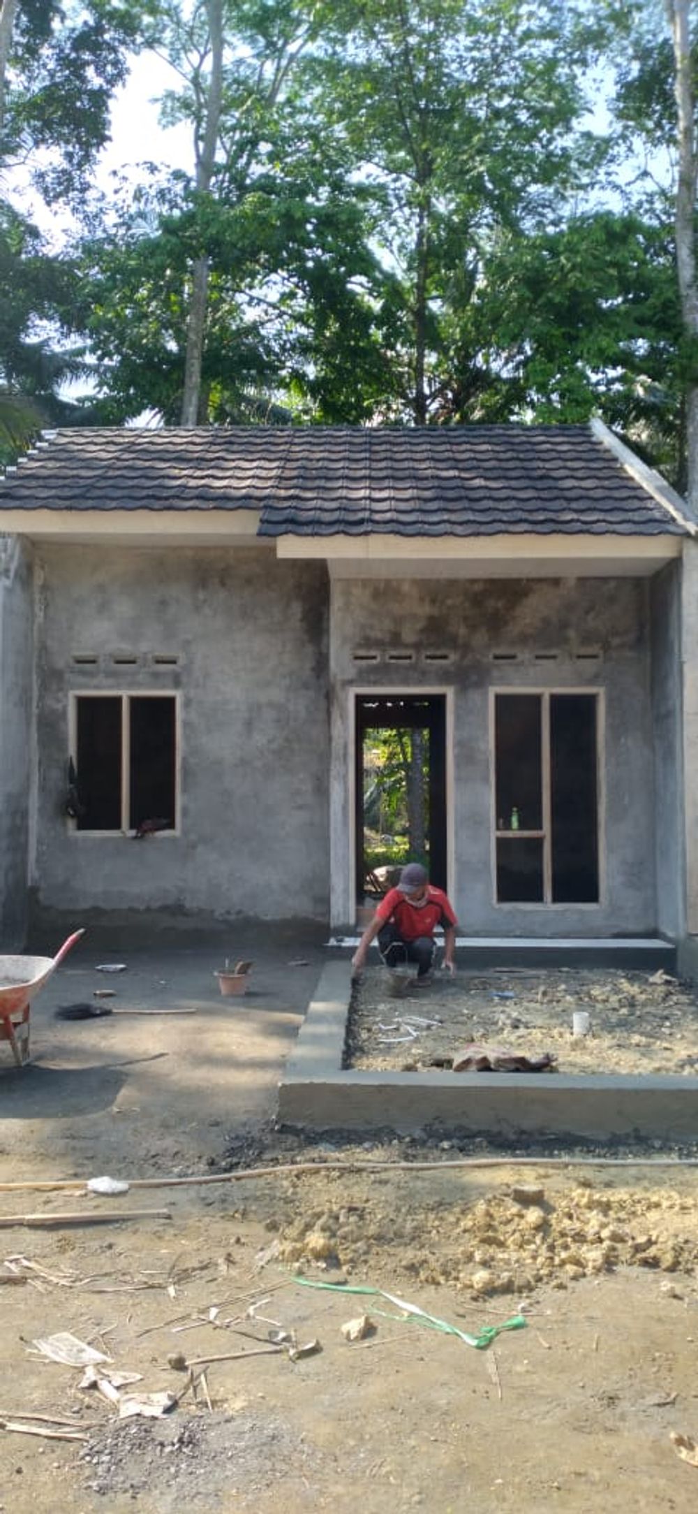 foto tampak rumah tipe 32/70 perumahan TAMANSARI PURWADISASTRA