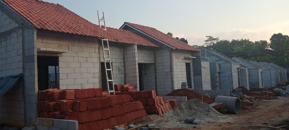 foto tampak rumah tipe 30/60 perumahan VILLA MAHARANI