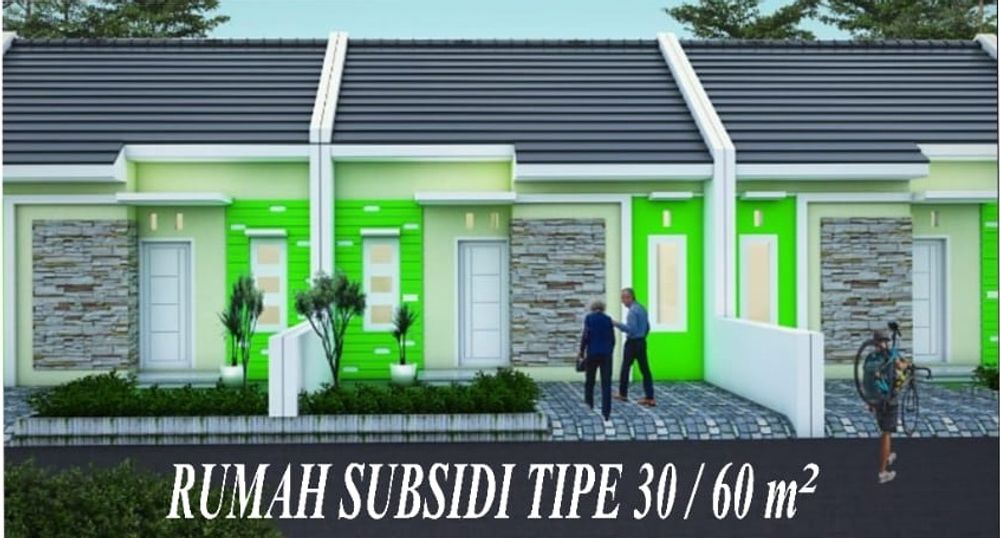 foto tampak rumah tipe 30 perumahan PERUM GADING RANDU REGENCY