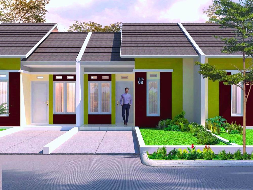 foto tampak rumah tipe 36/72 perumahan GRIYA KARSA CIBENING