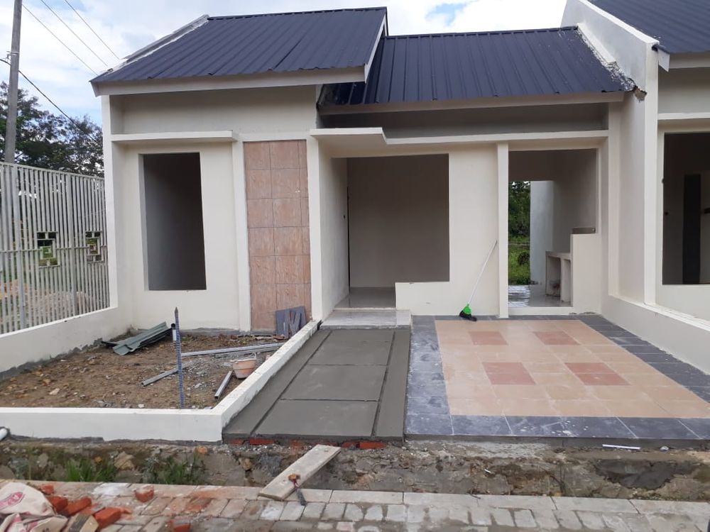 foto tampak rumah tipe 36 perumahan ANOVA GRIYA PERMAI TAHAP IV