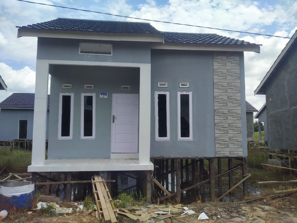 foto tampak rumah tipe WIRA BAKTI II perumahan WIRA BAKTI II