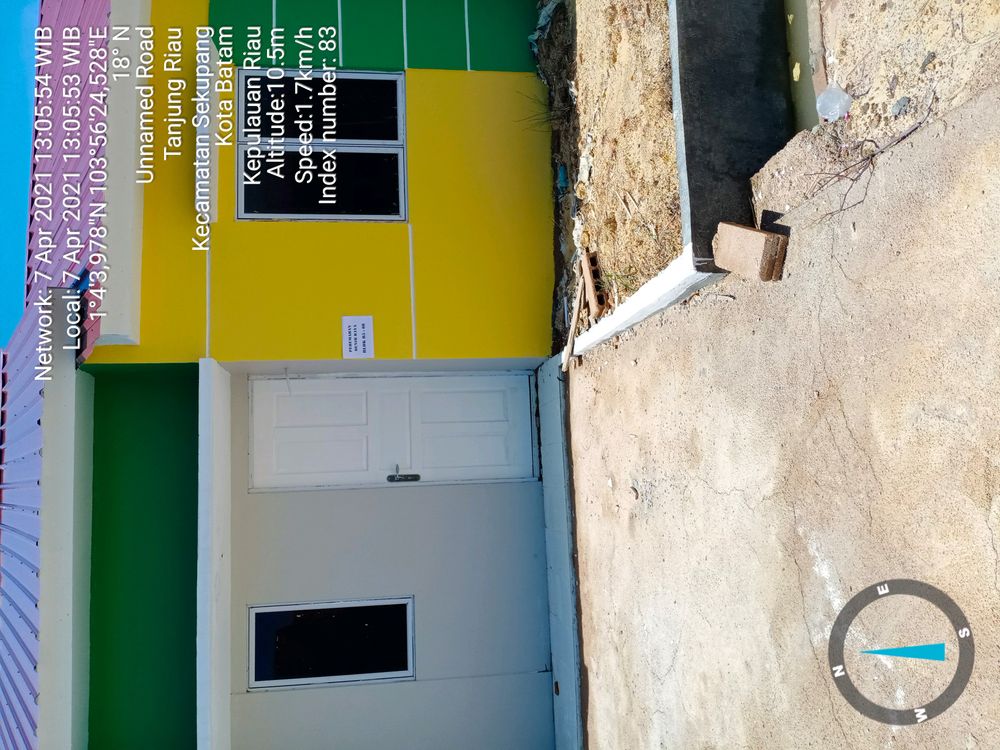 foto tampak rumah tipe 36 perumahan Benih Raya