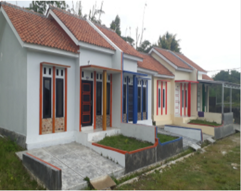 foto tampak rumah tipe UCUP perumahan PERDANA RESIDENCE