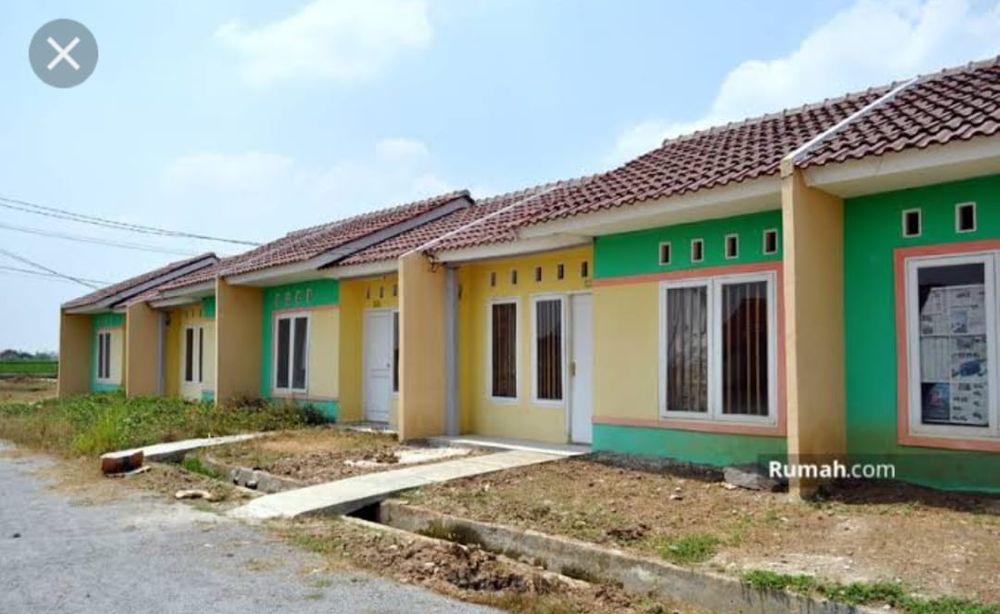 foto tampak rumah tipe 29/72 perumahan PANORAMA WANASARI CIBITUNG