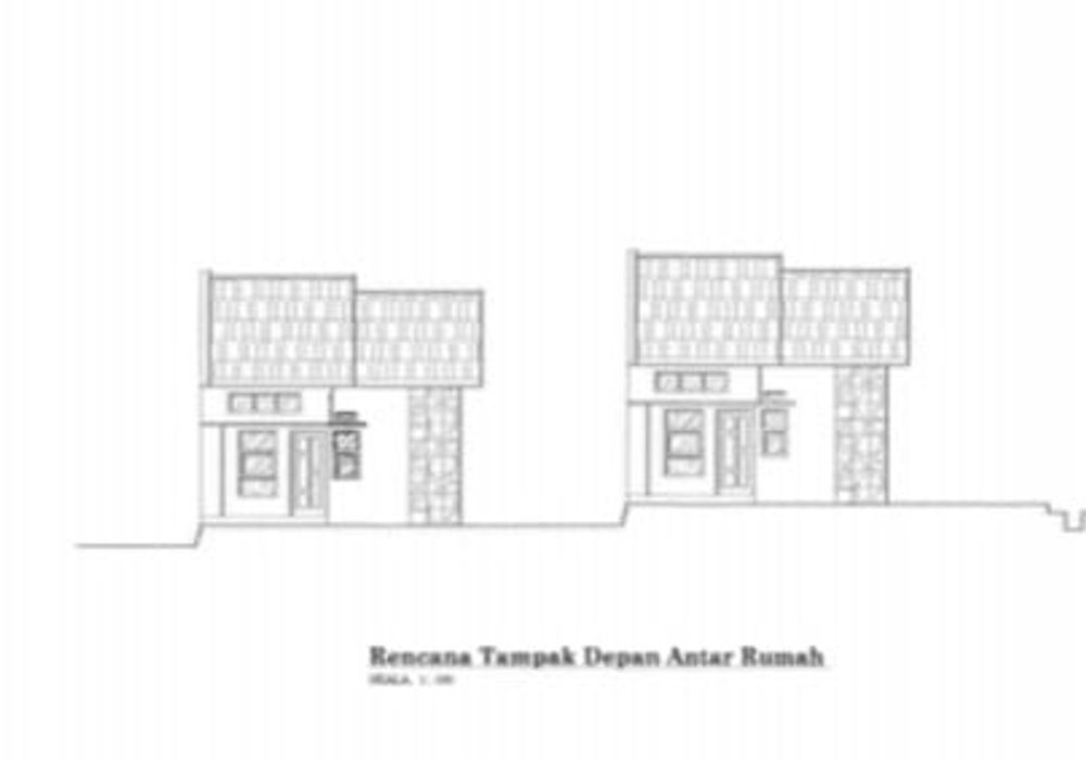 foto tampak rumah tipe RHS 36 perumahan Griya Barokah