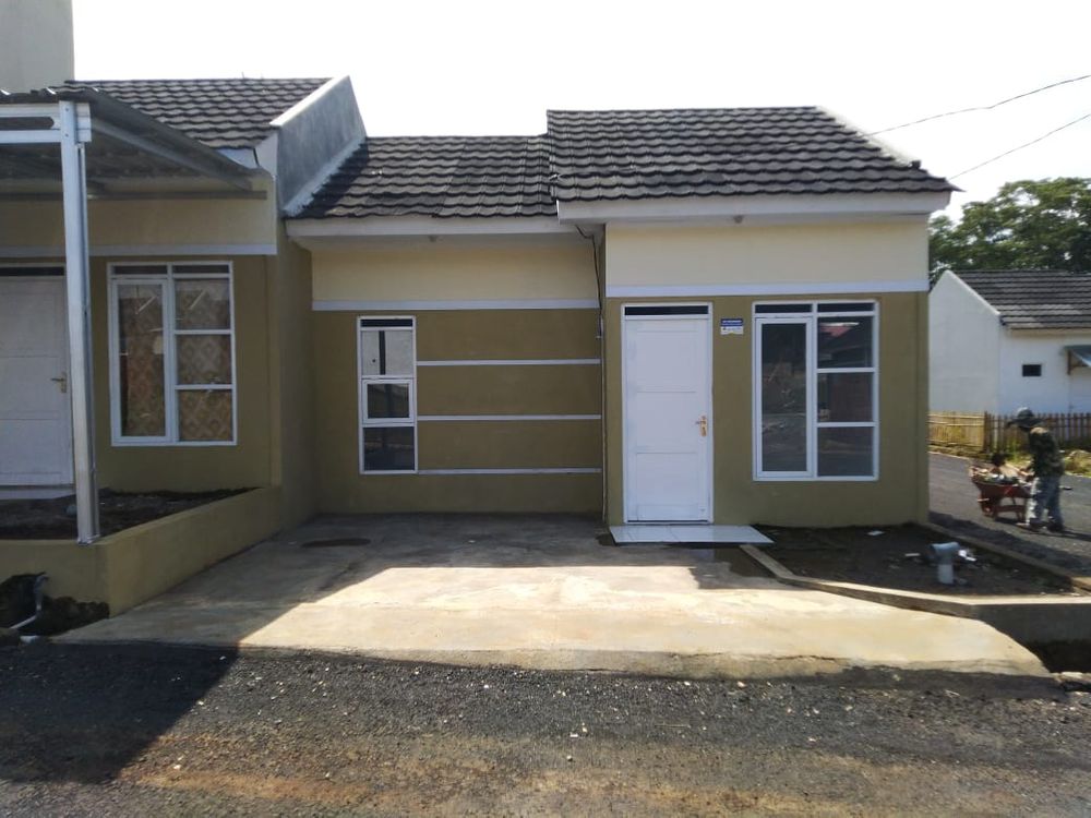 foto tampak rumah tipe 36/60 perumahan Banyuresmi indah permai