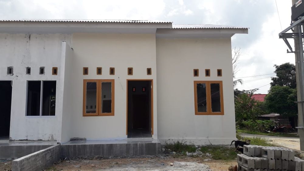 foto tampak rumah tipe 36 perumahan Pandan Permai