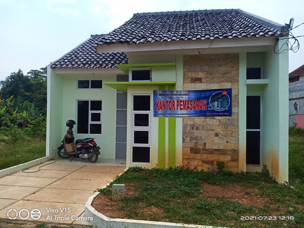foto tampak rumah tipe RUMAH TAPAK perumahan PURI MUTIARA REGENCY