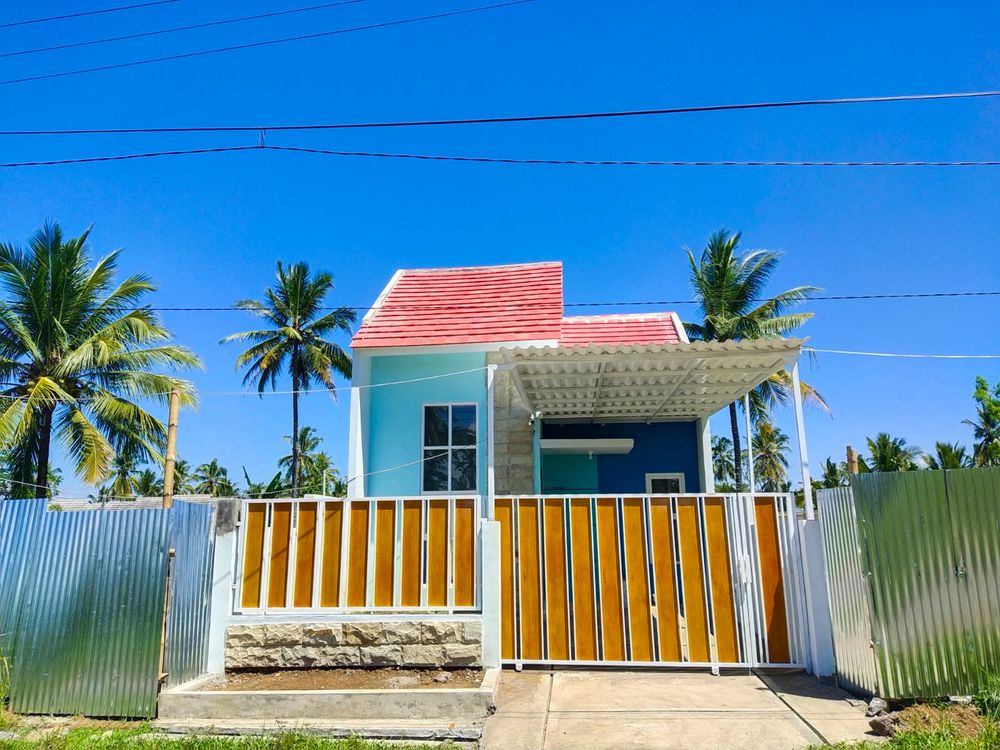 foto tampak rumah tipe 36 perumahan Grand residence panti 2