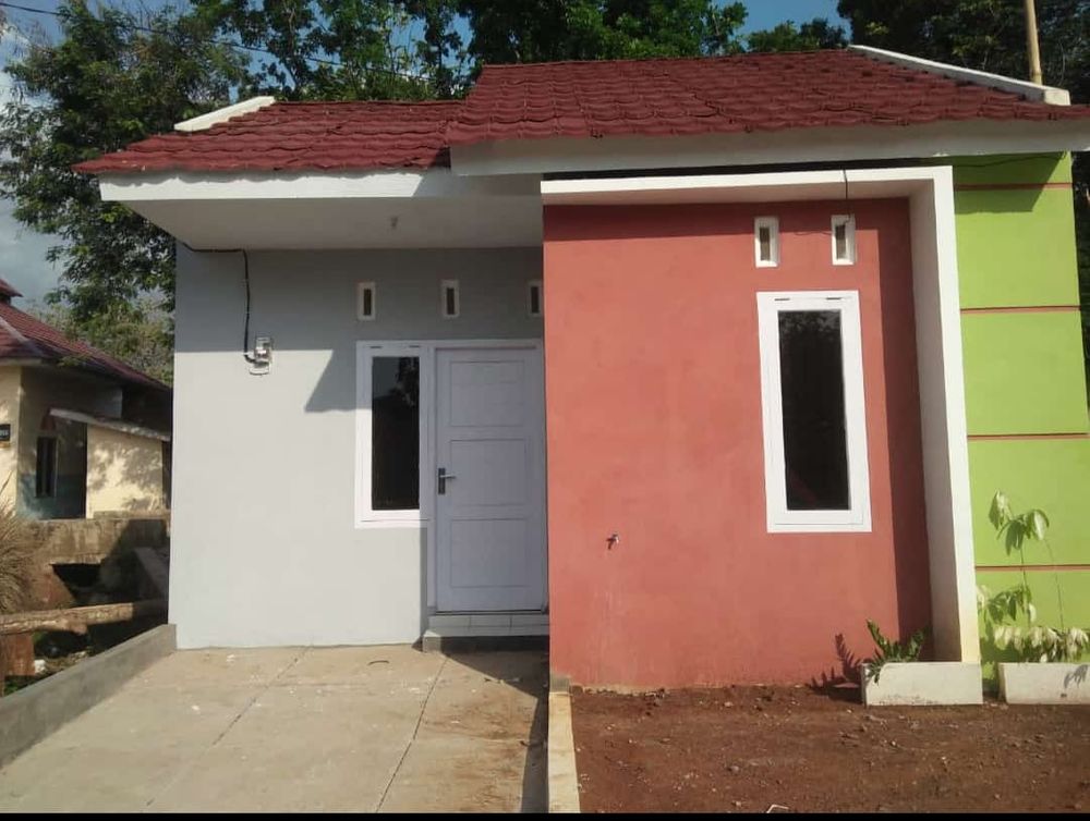 foto tampak rumah tipe 30/60 perumahan Griya Harapan Sejahtera