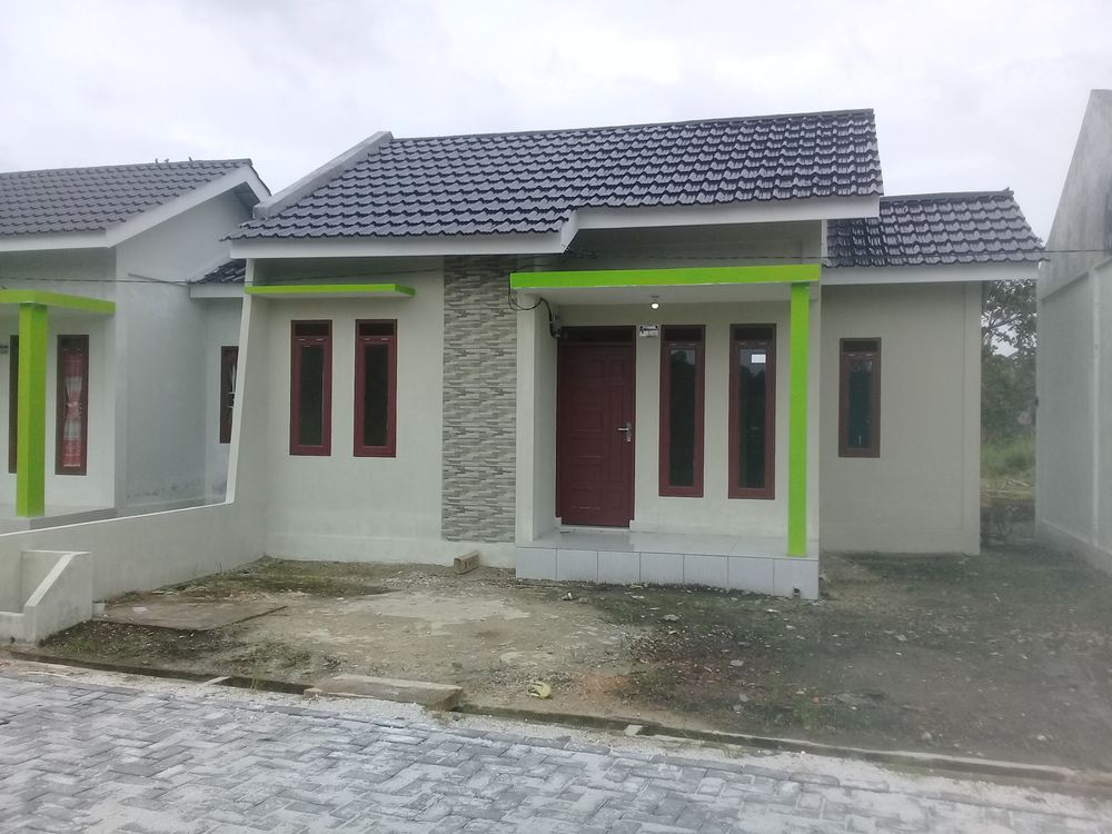 foto tampak rumah tipe 36 perumahan HALWA RESIDENCE