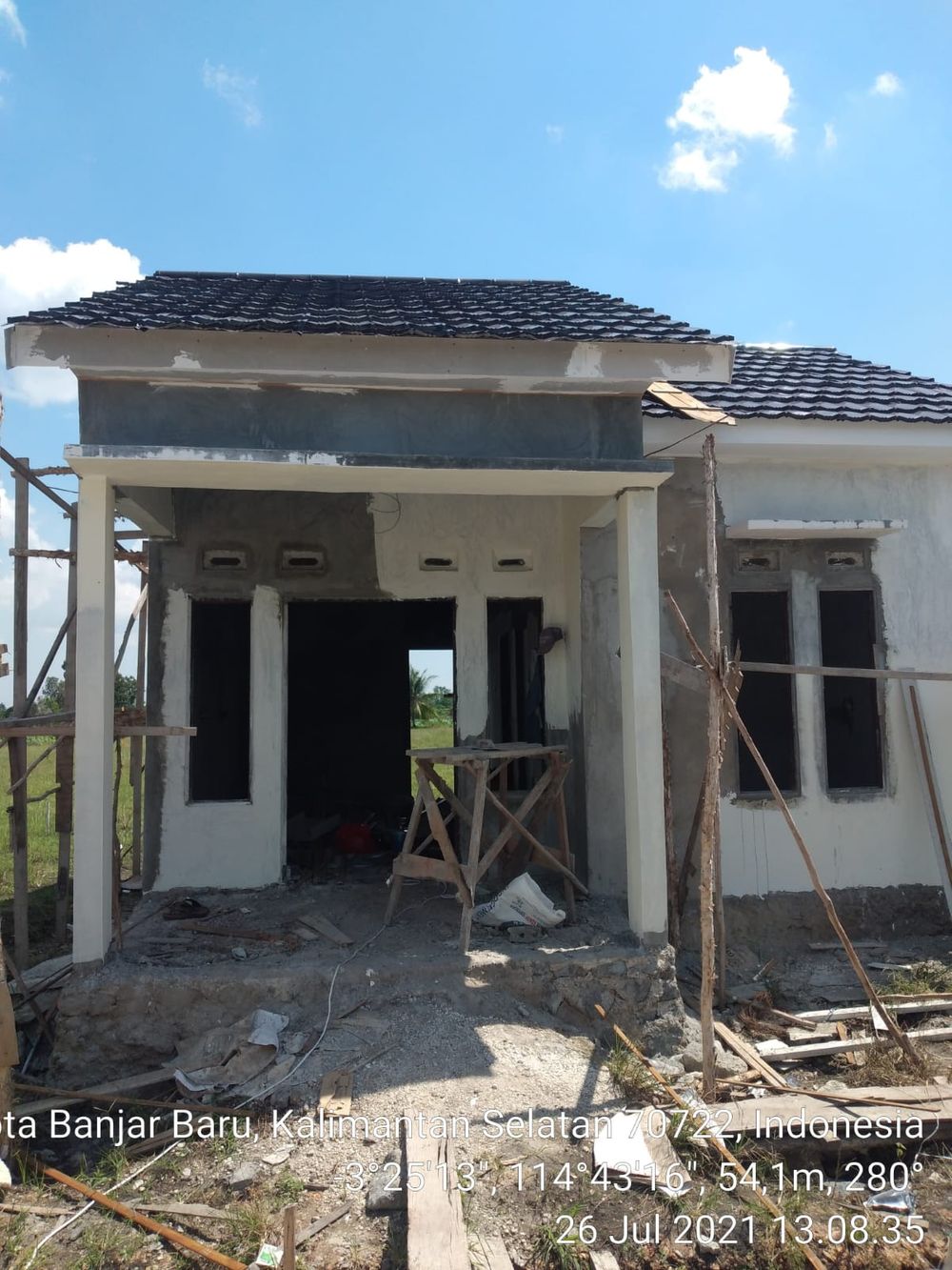 foto tampak rumah tipe 36 perumahan CITRA PERSADA REGENCY