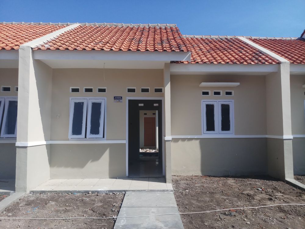 foto tampak rumah tipe 30/66 perumahan ALFA RESIDENCE 4 TAHAP II