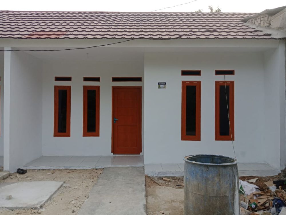 foto tampak rumah tipe subsidi perumahan Bumi Nirwana Indah