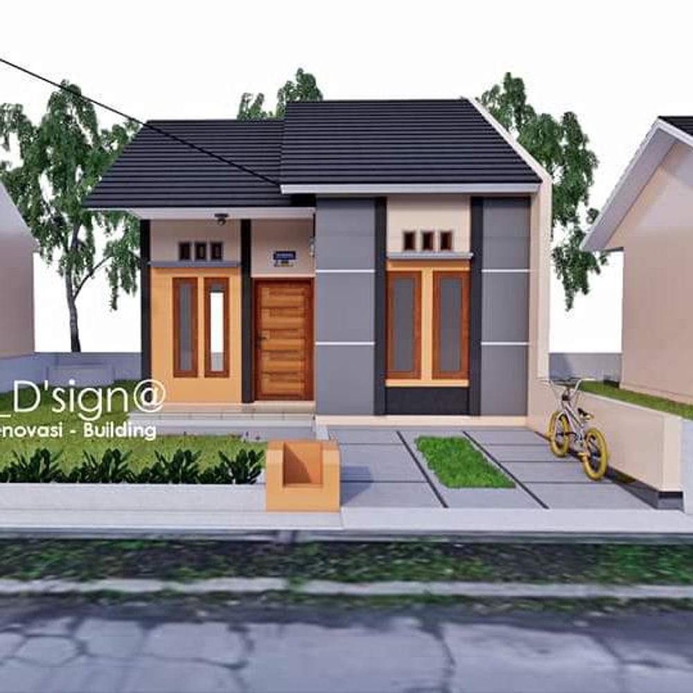 foto tampak rumah tipe 36 perumahan PERUMAHAN GRIYA SAFIRE