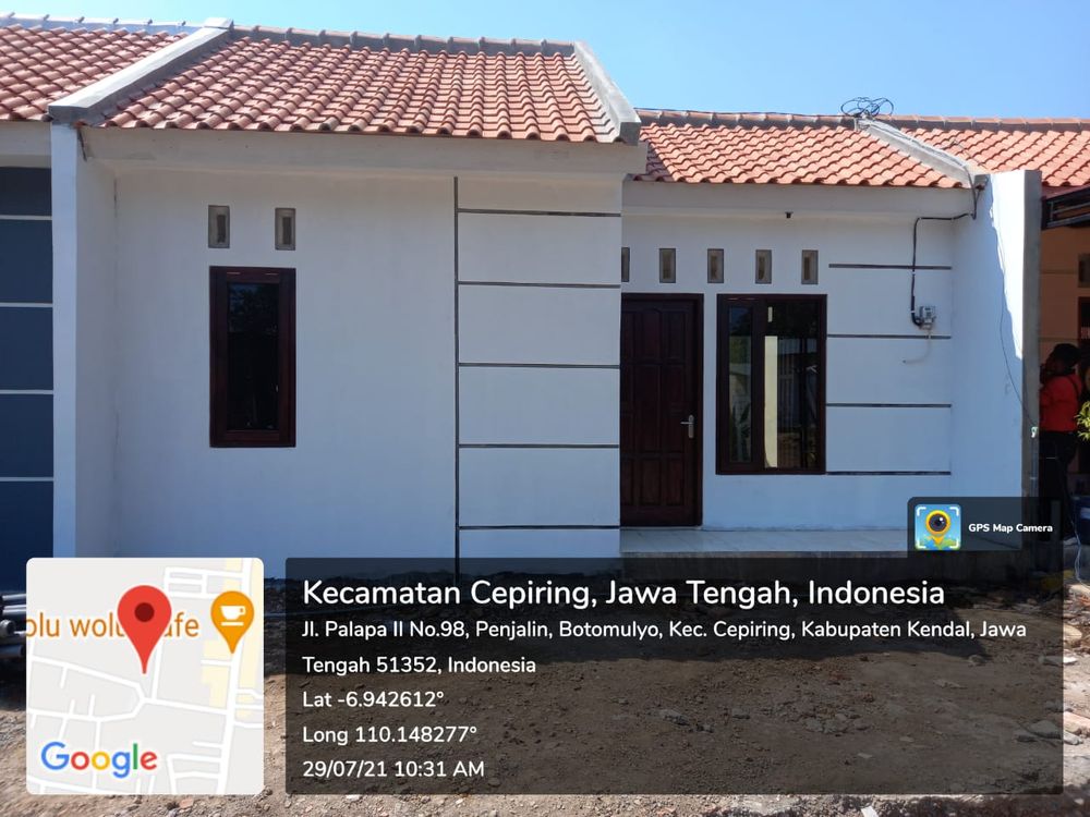 foto tampak rumah tipe 30/60 perumahan Sultan Residence 1