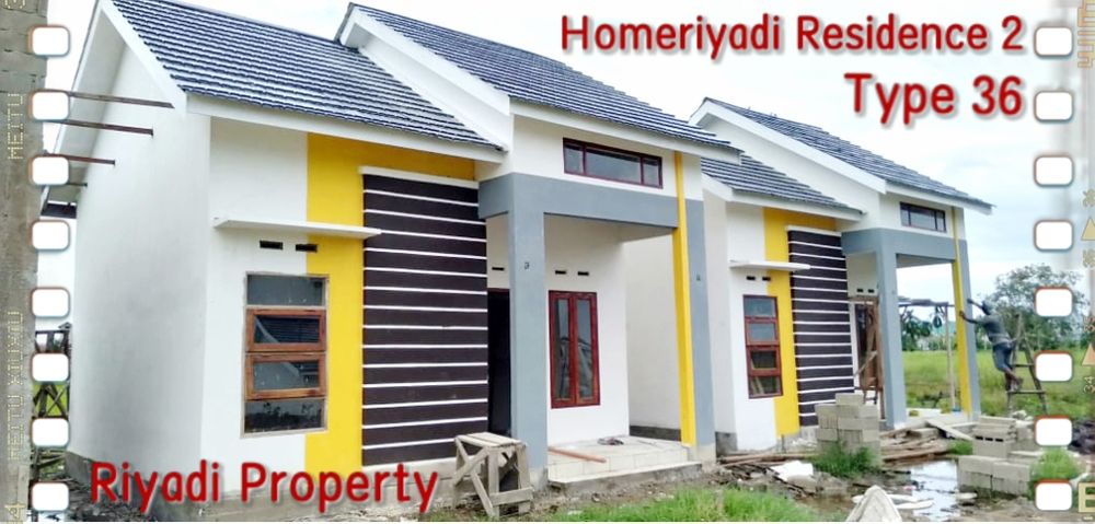 foto tampak rumah tipe 36 perumahan HOMERIYADI RESIDENCE 2