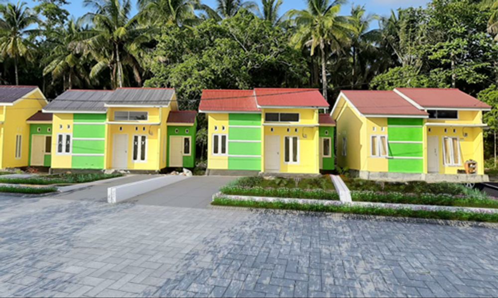 foto tampak rumah tipe 36/135 perumahan Jiko Kolano Residence