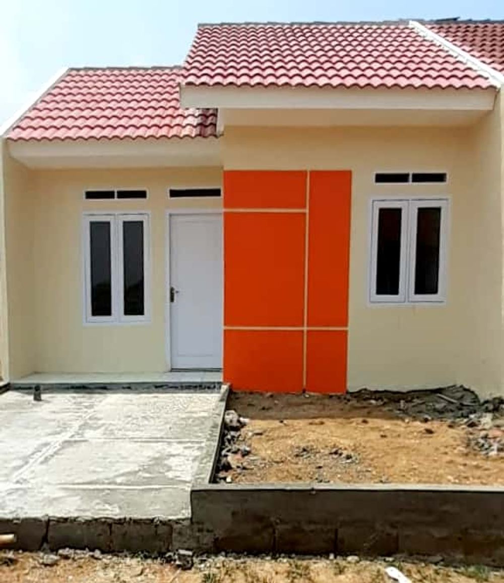 foto tampak rumah tipe 30 perumahan Bukit Puncak Wangi Islamic Residence