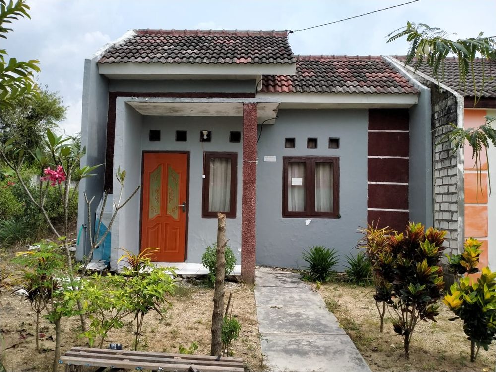 foto tampak rumah tipe 22 perumahan Bukit Puncak Wangi Islamic Residence