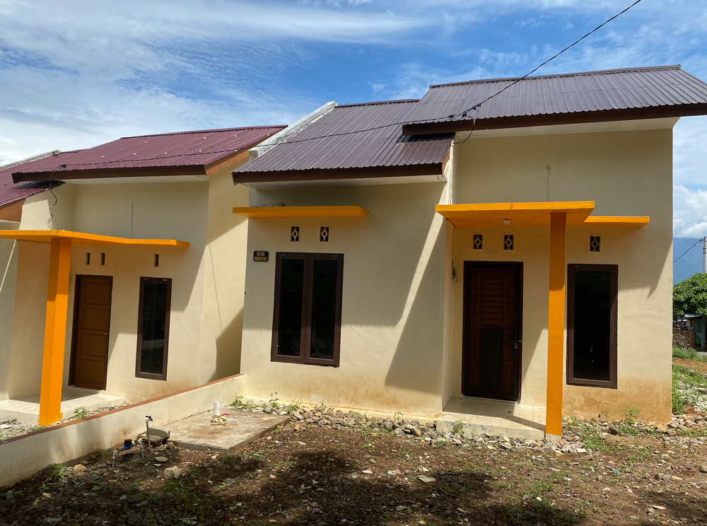 foto tampak rumah tipe 36 perumahan Panorama Indah