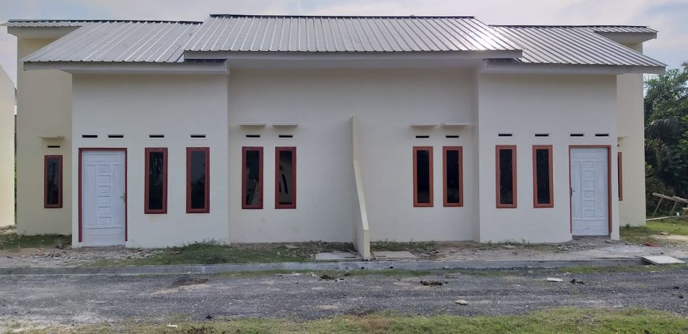 foto tampak rumah tipe 36 perumahan FAJAR PERMAI GROUP 7