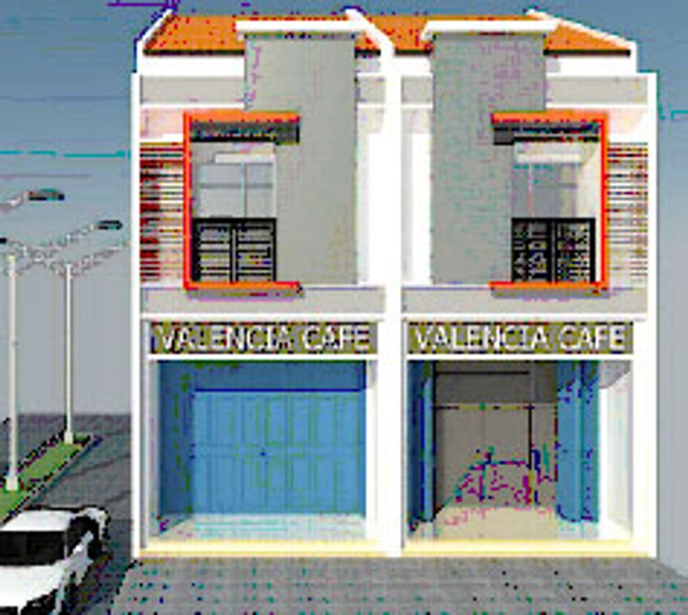 foto tampak rumah tipe RUKO perumahan PANJALU INDAH RESIDENCE