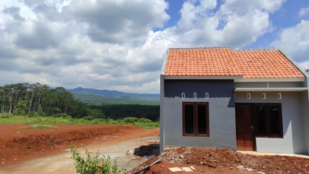 foto tampak rumah tipe 30 perumahan GRAHA MULIA KULU