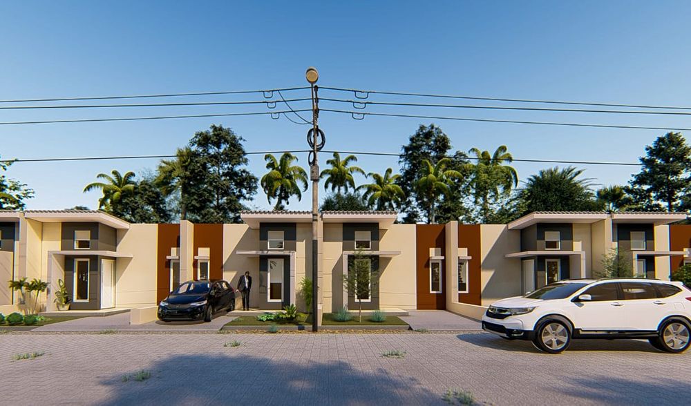 foto tampak rumah tipe 36/72 perumahan SURYA PANCIRO TAHAP 2