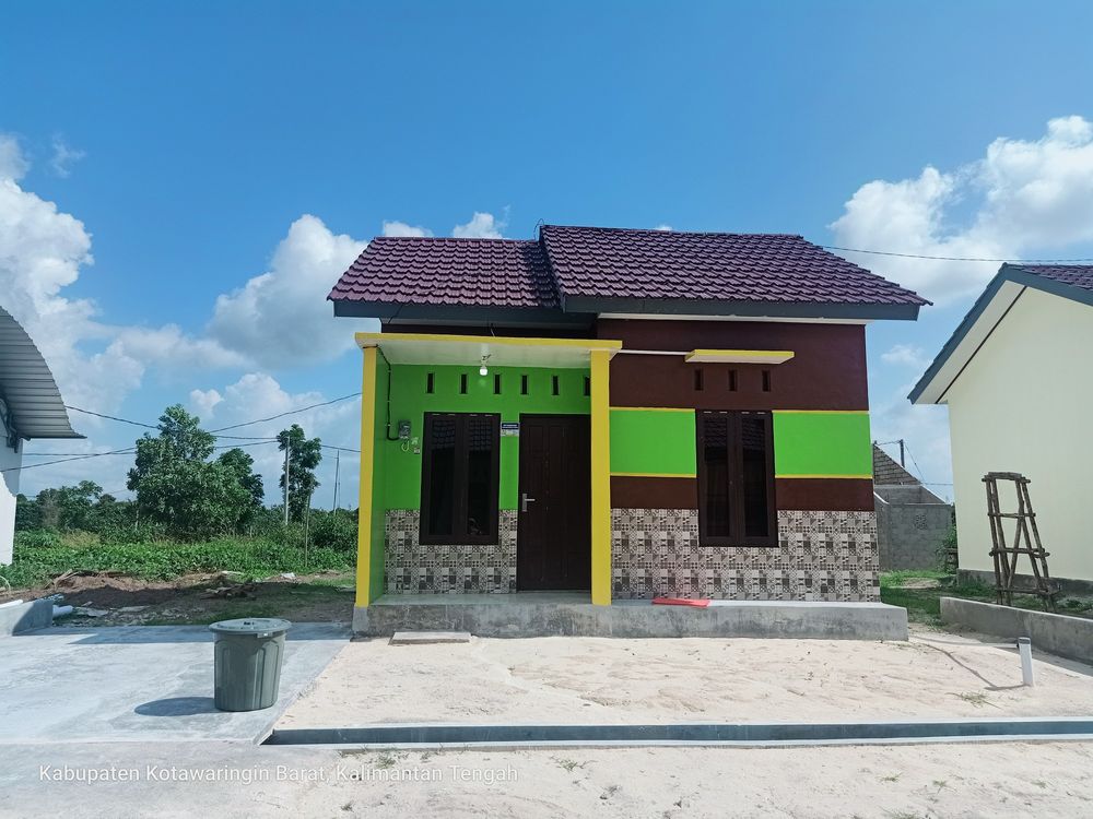 foto tampak rumah tipe 36 Baru perumahan WISMA DANAU BIRU