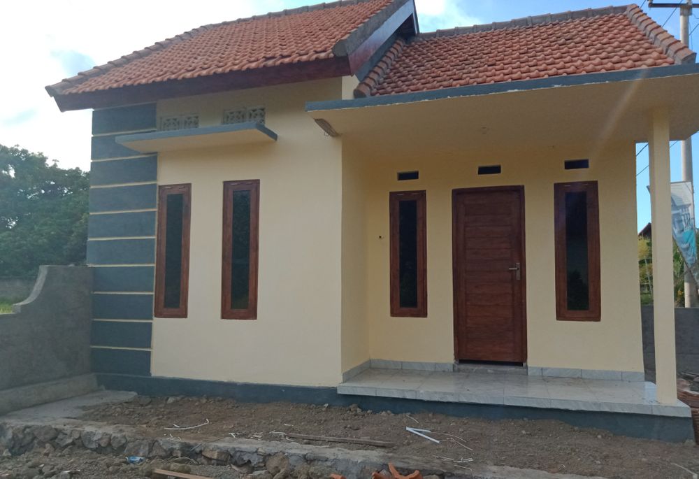 foto tampak rumah tipe 32/70 M2 perumahan ARTA SEGARA