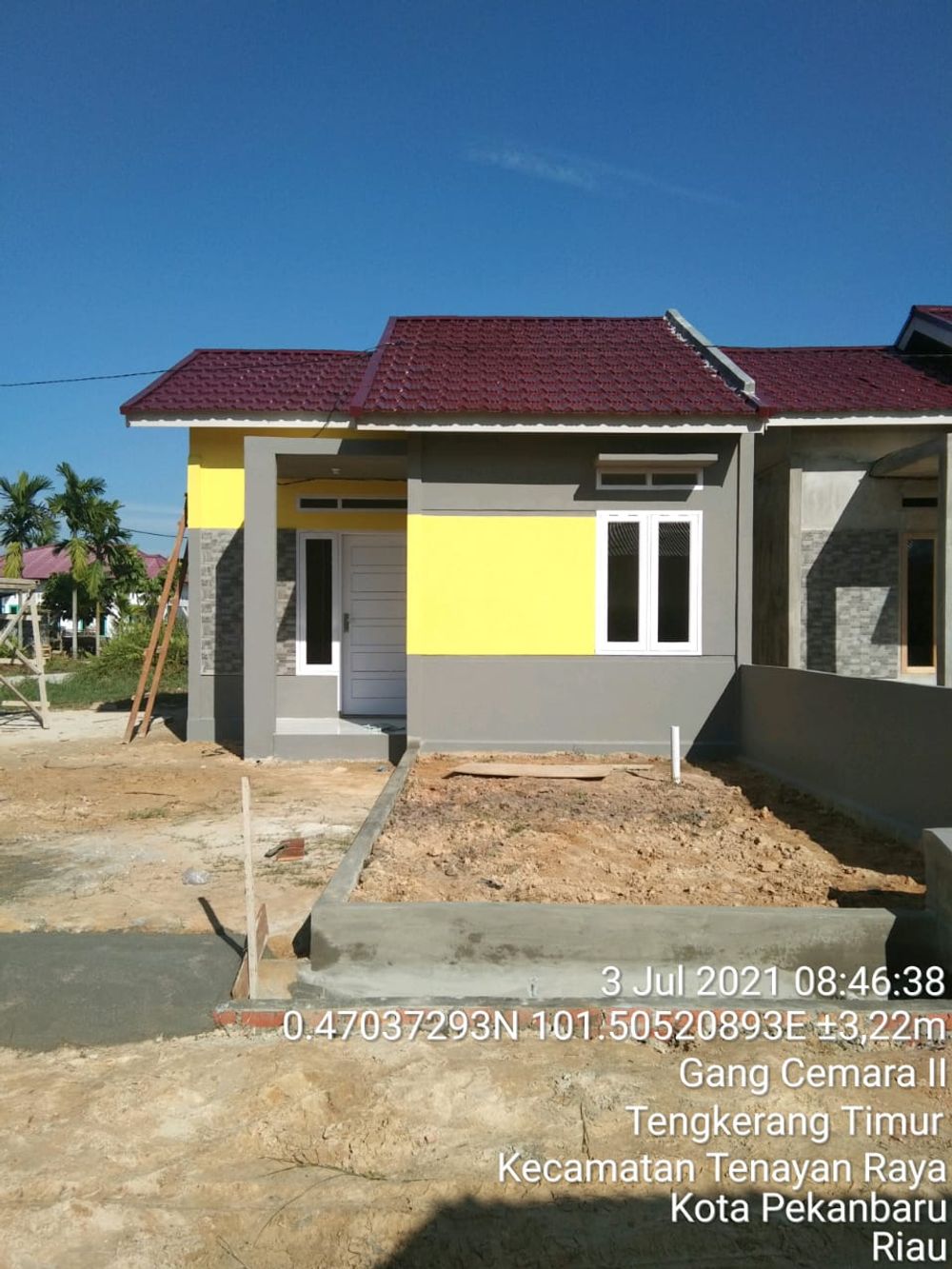 foto tampak rumah tipe RST perumahan GRIYA PESONA KULIM BLOK C