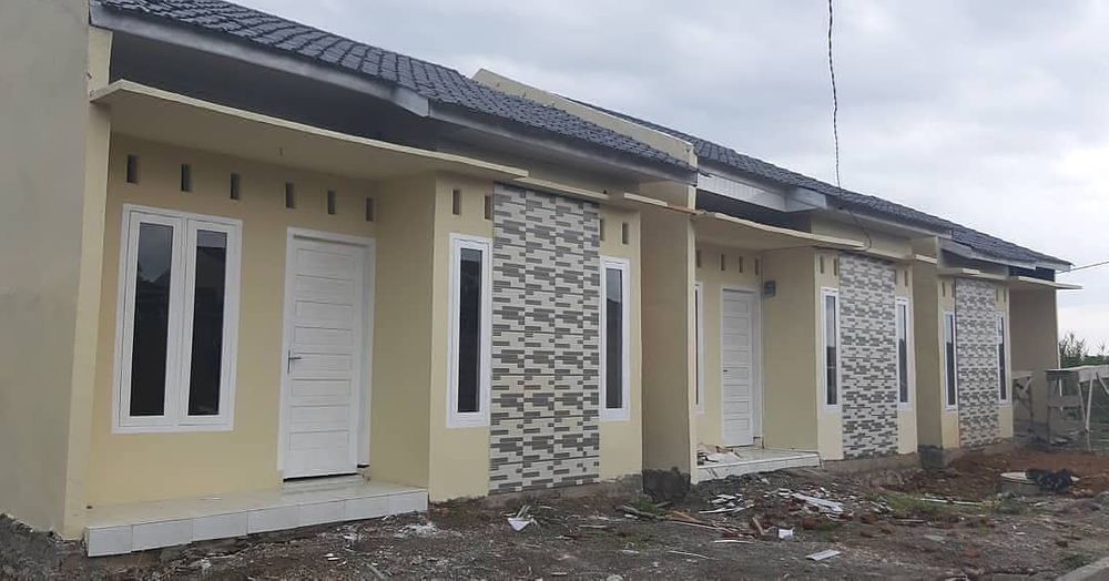 foto tampak rumah tipe oscar perumahan CMS Baitussalam Indah