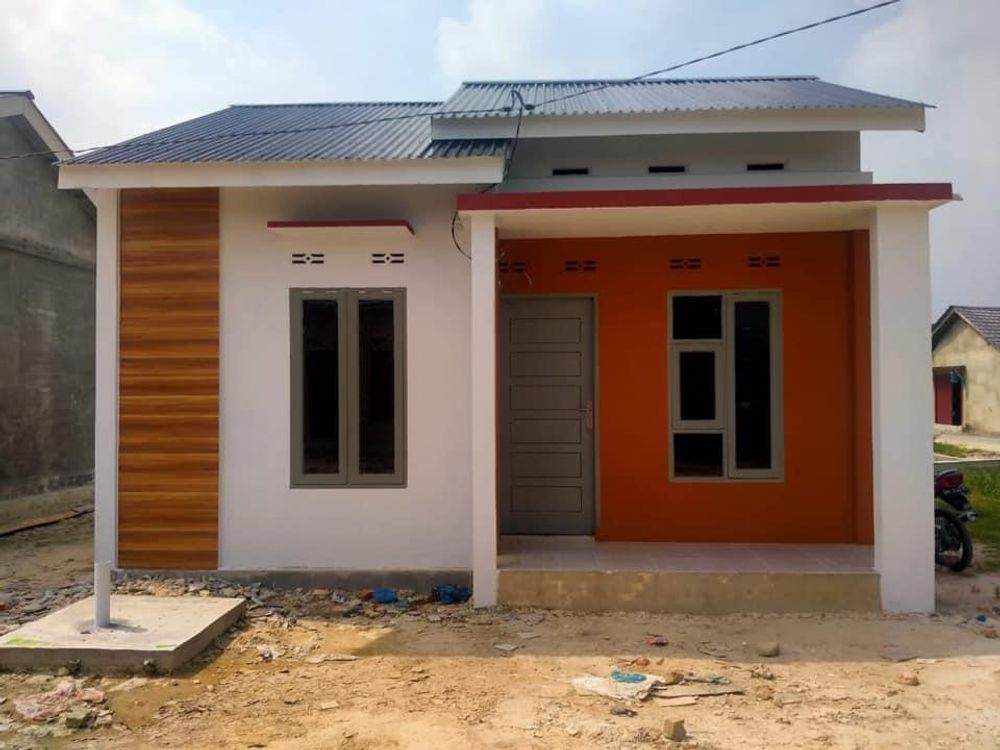 foto tampak rumah tipe 36 perumahan Taman putra 9