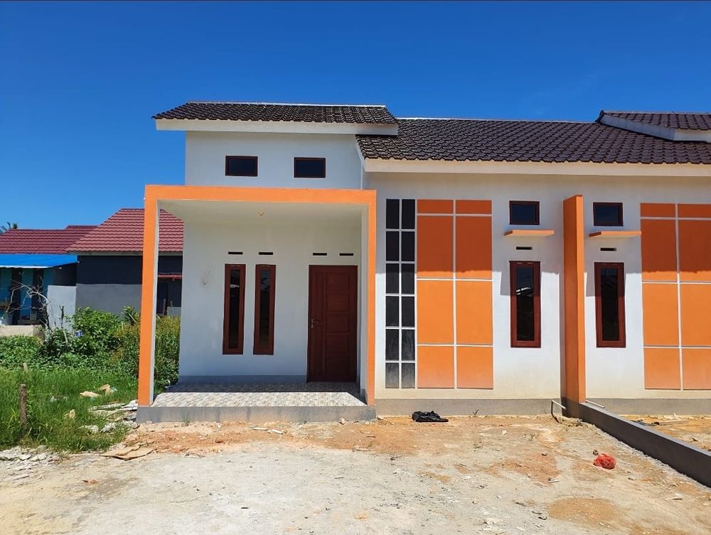 foto tampak rumah tipe 36 subsidi perumahan Pesona Cempaka Residence