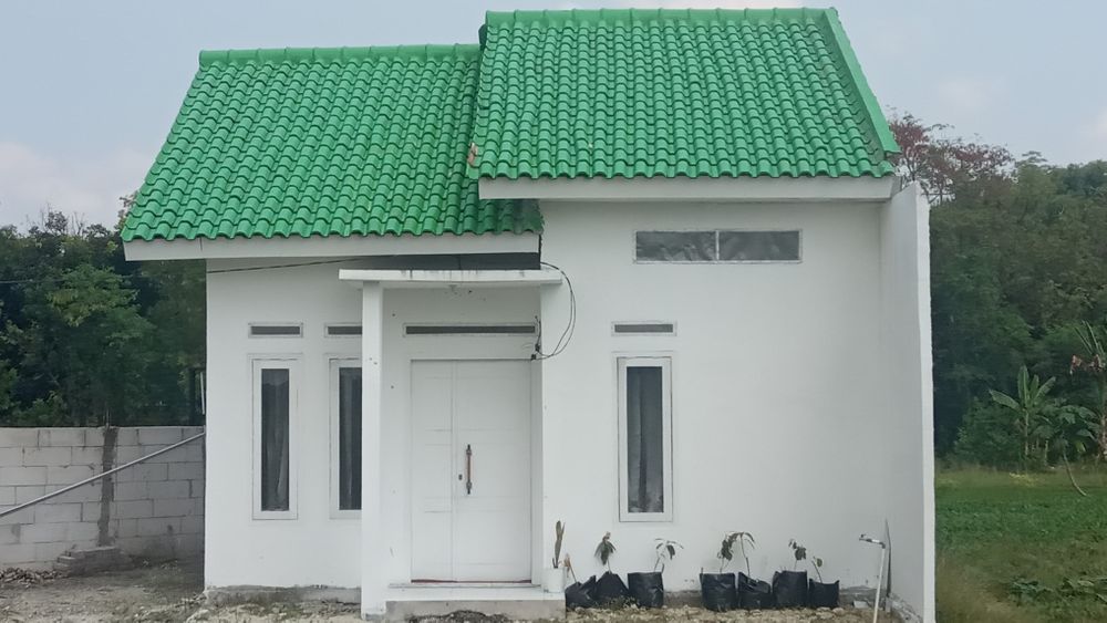 foto tampak rumah tipe subsidi perumahan Golden Green Kertonegoro